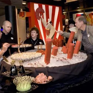 VIP banquet in the arena lounge