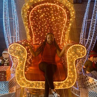 Santa&apos;s chair