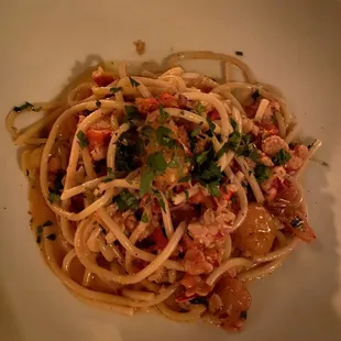 Spicy Lobster Pasta