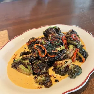 FRIED BRUSSELS SPROUTS