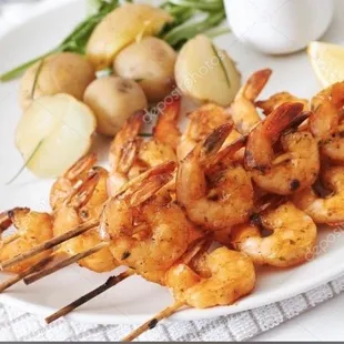 Grilled shrimp