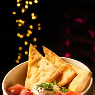 Focaccia Burrata e Prosciutto