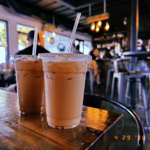 Cherry Blossom Latte Bananas Foster Latte