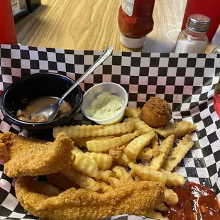 Catfish dinner