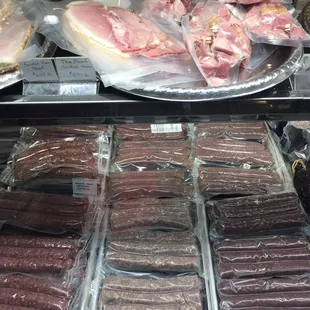 Fantastic Smoked Ham Slices and Brats