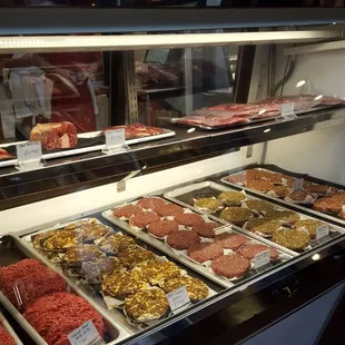 Ready to cook cuts, grinds, patties and sausages