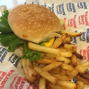 Cheeseburger and Fries