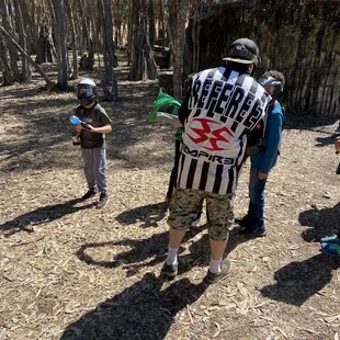 Our awesome ref for the day, Yuen or Yoon, I apologize!