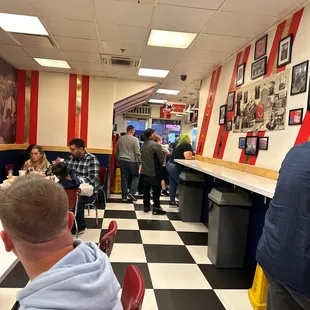 diners in a diner