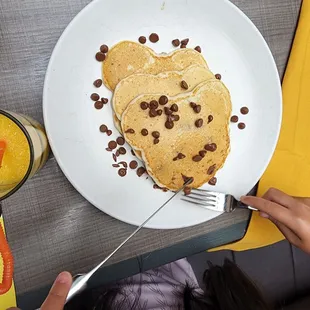 Kids Chocolate Chip Pancakes