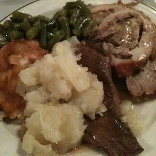 Green Beans, Potatoes, Chicken, Pork, Beef