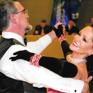 Dancing with a great student!