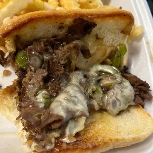 Beef Philly Sandwich Combo