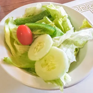 Salad at American Diner