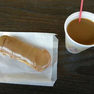 Maple Bar W/Small Coffee