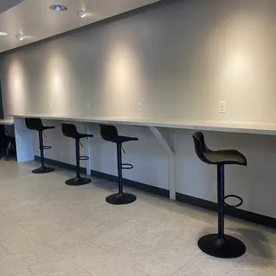In the back they have seating that&apos;s great if you are coming to get some work done.