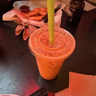 Bobba thai tea no snow bubbles