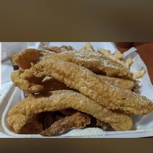 Whiting and chicken