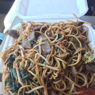 Beef Lomein
