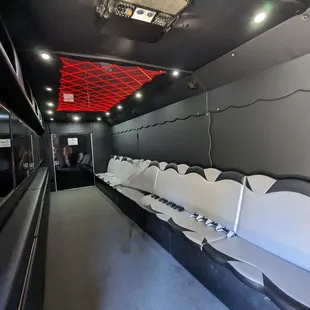 The truck was tidy and organized.