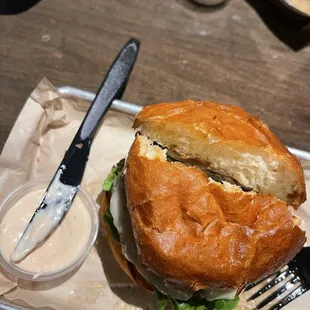 Mushroom Swiss Burger