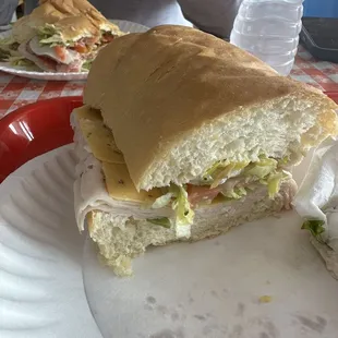 Sad turkey sandwich