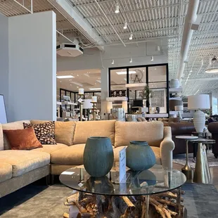 Sofas and decor