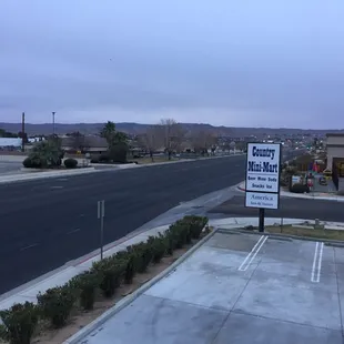 View from the balcony outside the room.