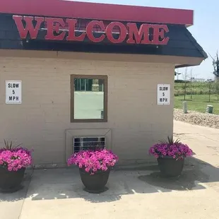 The Inn welcome center for our motel