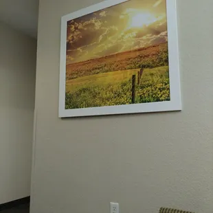Pretty picture on the wall.