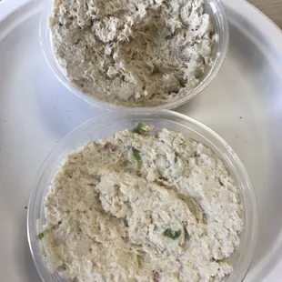 Tuna Salad and Chicken Salad