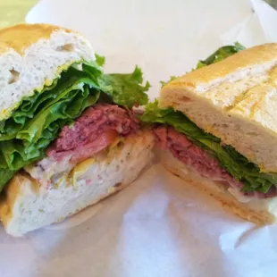 Hot Pastrami Sandwiches