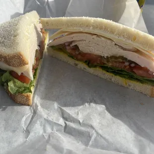 Oven Roasted Turkey Sandwich