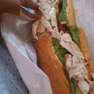 Turkey hoagie.