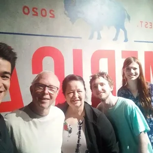 Picture of us with our knowledgeable FUN Guides