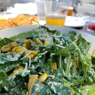 Sweet Corn and Avocado Caesar Salad