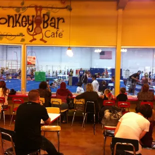 Comfortable parent viewing to every activity.