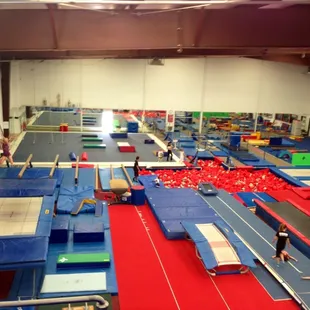 View from 30ft up while installing NEW rings!