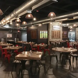 tables and chairs
