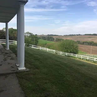 View from the front door