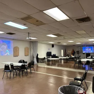 The back hall is being updated and ready for your Events,