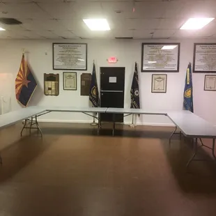 Back hall looking good for Meeting and Large Partys Available for rent