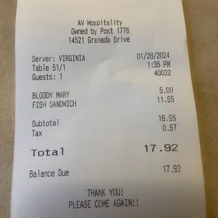 My Total Bill