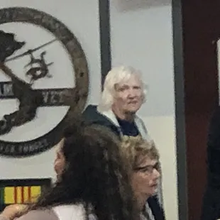 She's getting some pull tabs.