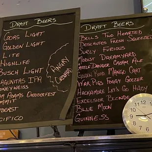 Draft menu