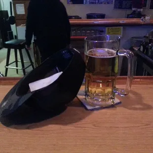 Beer taller then my hat