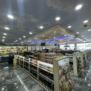 the inside of a store