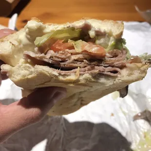 Roast beef sandwich