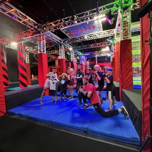 The obstacle course is pretty awesome (especially when one of the show's stars is there to encourage you!)