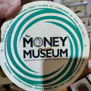 REALLY neat spinner. Available in the gift shop. Visual illusion that we were captivated by.